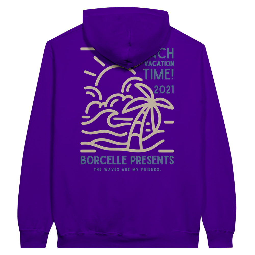 HOODIE “BEACH VACATION TIME” Ma boutique